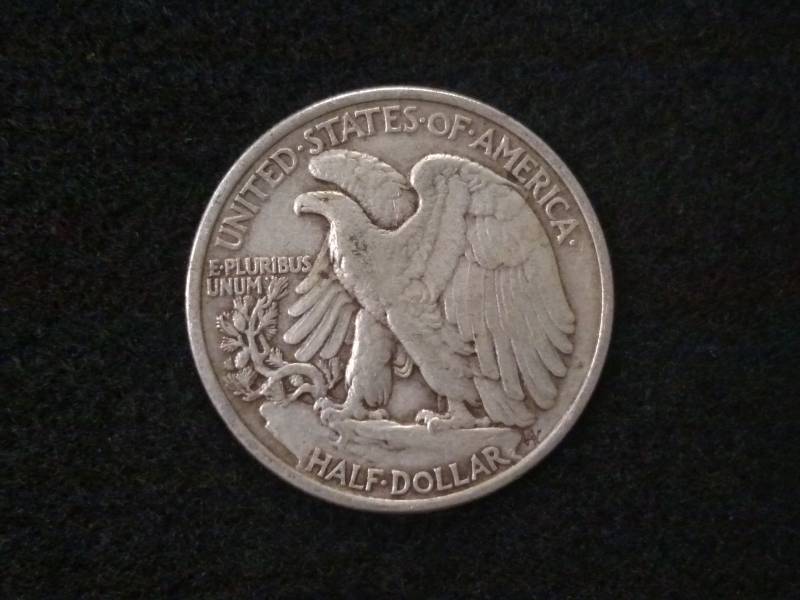 lot 62 image: 1939 Walking Liberty Silver Half Do...