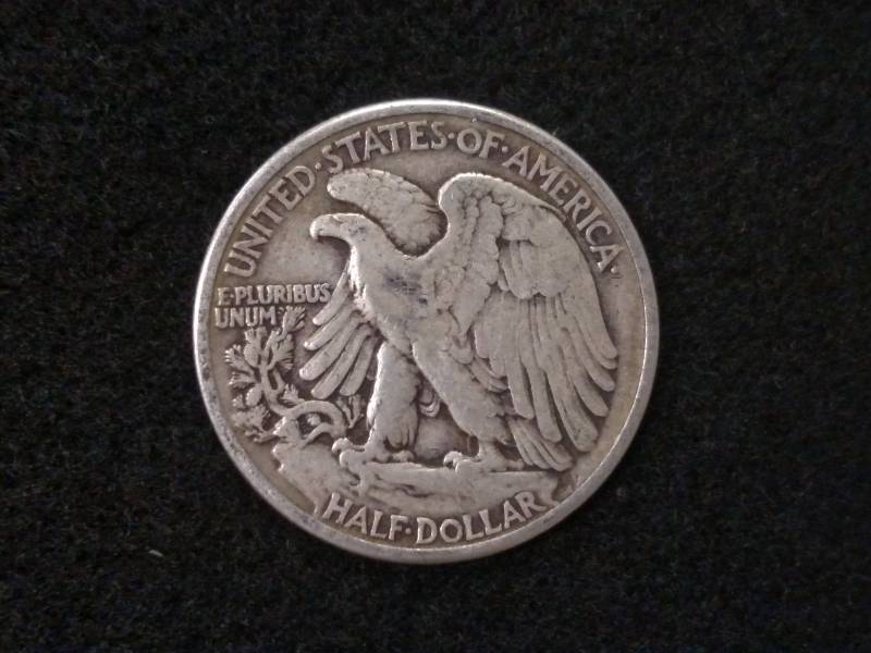 lot 65 image: 1941 Walking Liberty Silver Half Do...