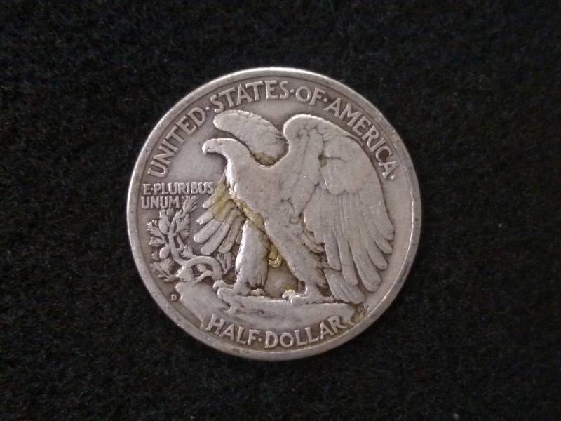 lot 66 image: 1941 D Walking Liberty Silver Half ...