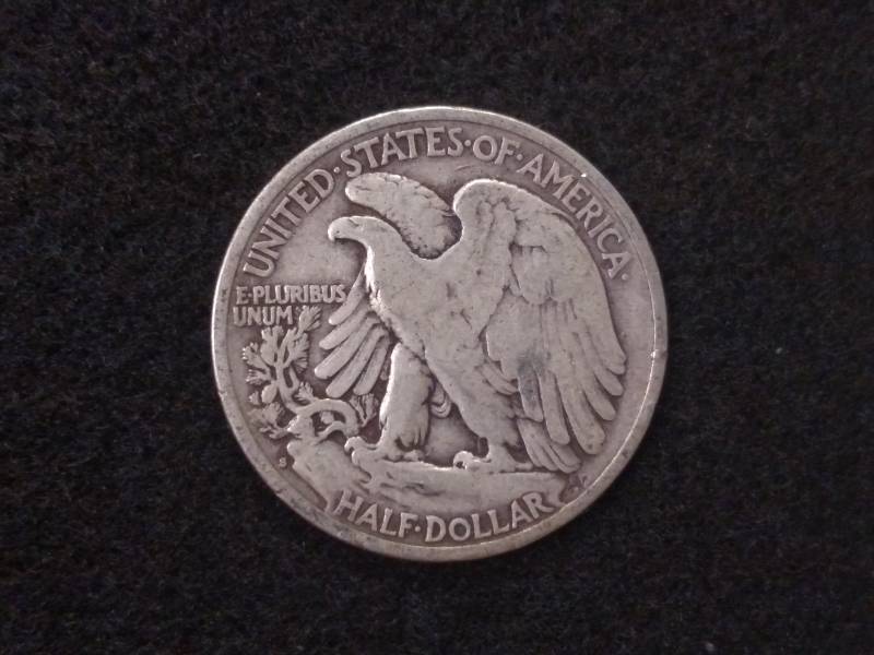 lot 67 image: 1941 S Walking Liberty Silver Half ...