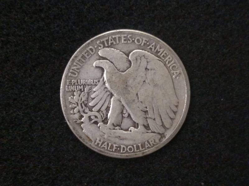 lot 68 image: 1942 Walking Liberty Silver Half Do...