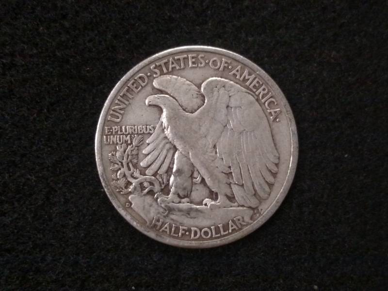 lot 70 image: 1942 D Walking Liberty Silver Half ...
