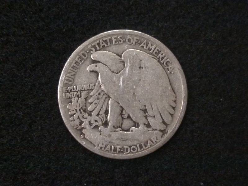 lot 71 image: 1942 S Walking Liberty Silver Half ...