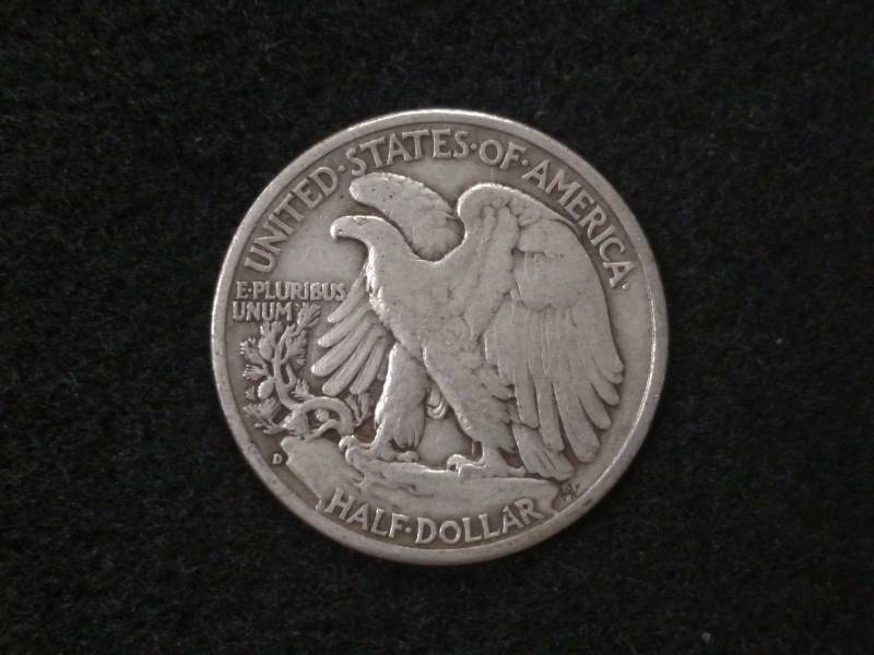 lot 74 image: 1943 D Walking Liberty Silver Half ...