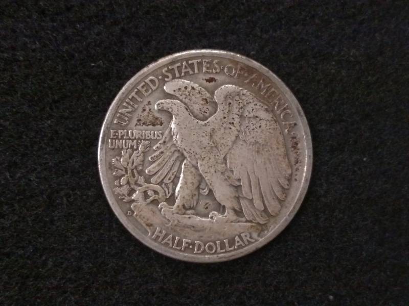 lot 76 image: 1944 D Walking Liberty Silver Half ...