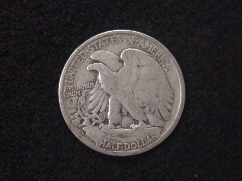 lot 77 image: 1944 S Walking Liberty Silver Half ...