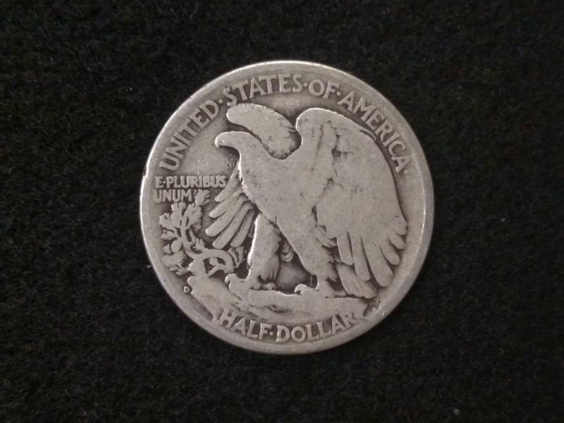 lot 79 image: 1945 D Walking Liberty Silver Half ...