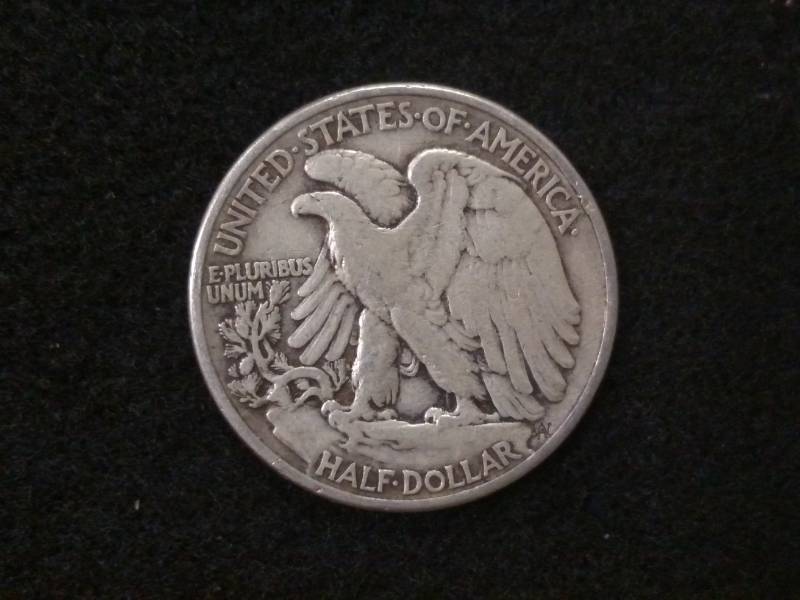lot 81 image: 1946 Walking Liberty Silver Half Do...