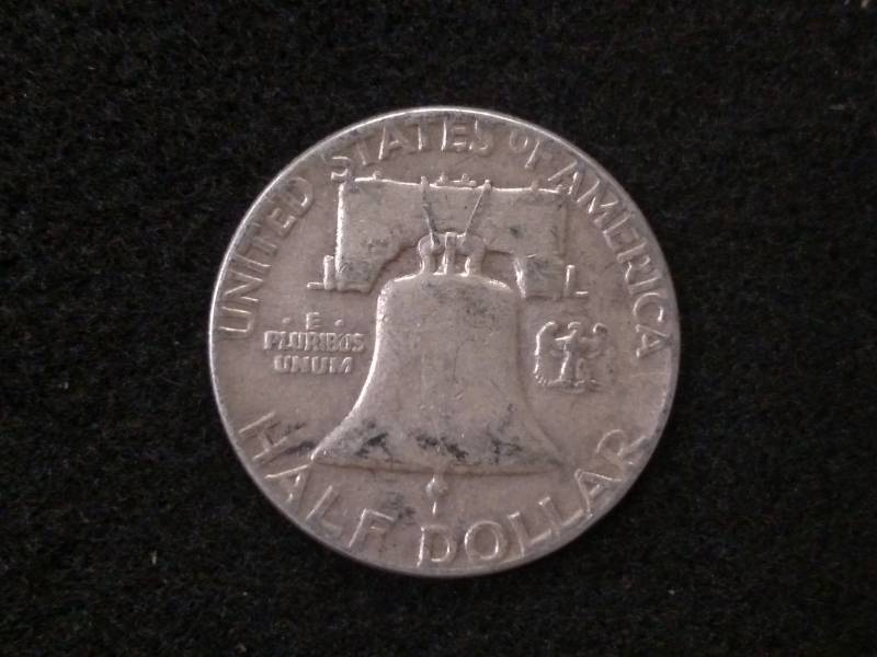 lot 86 image: 1951 Franklin Silver Half Dollar...