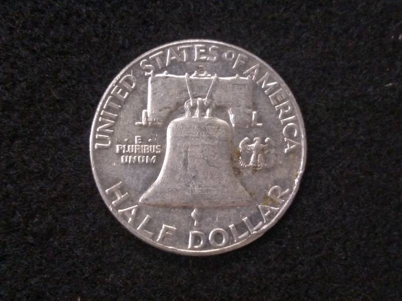 lot 101 image: 1963 D Franklin Silver Half Dollar...