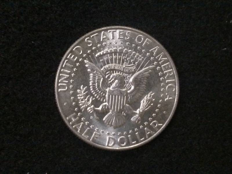 lot 106 image: 1964 D Kennedy Silver Half Dollar...