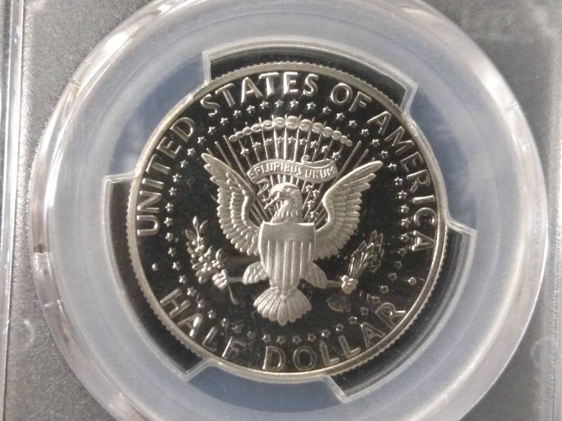 lot 108 image: 1992 S PCGS QPR70DCAM Kennedy Half ...