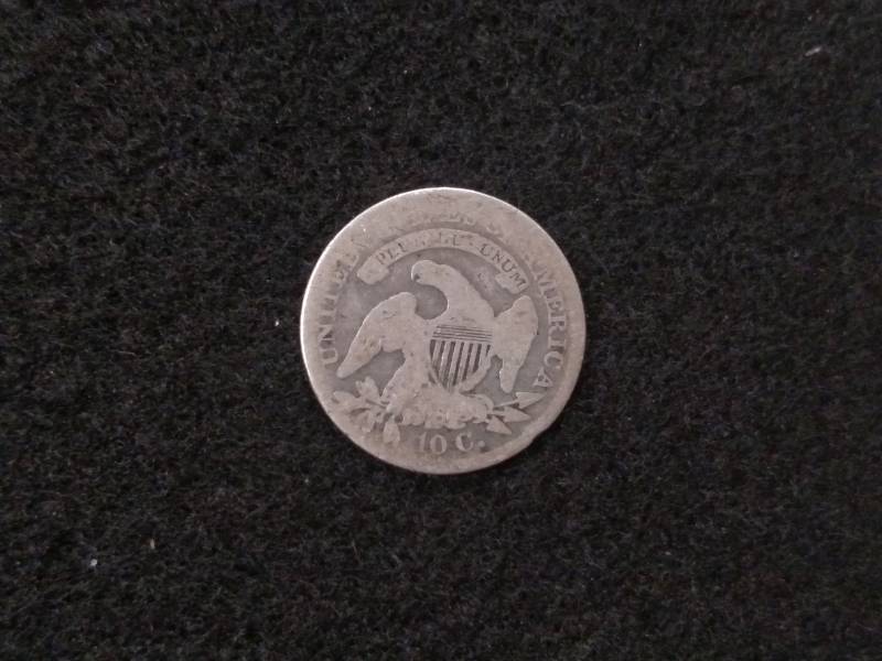 lot 110 image: 1837 Capped Bust Silver Dime...