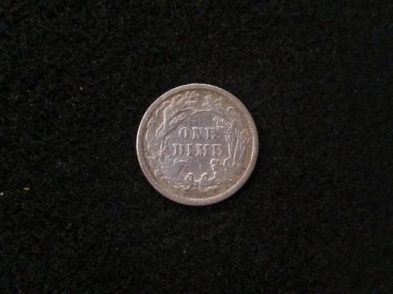 lot 111 image: 1883 Seated Liberty Silver Dime...
