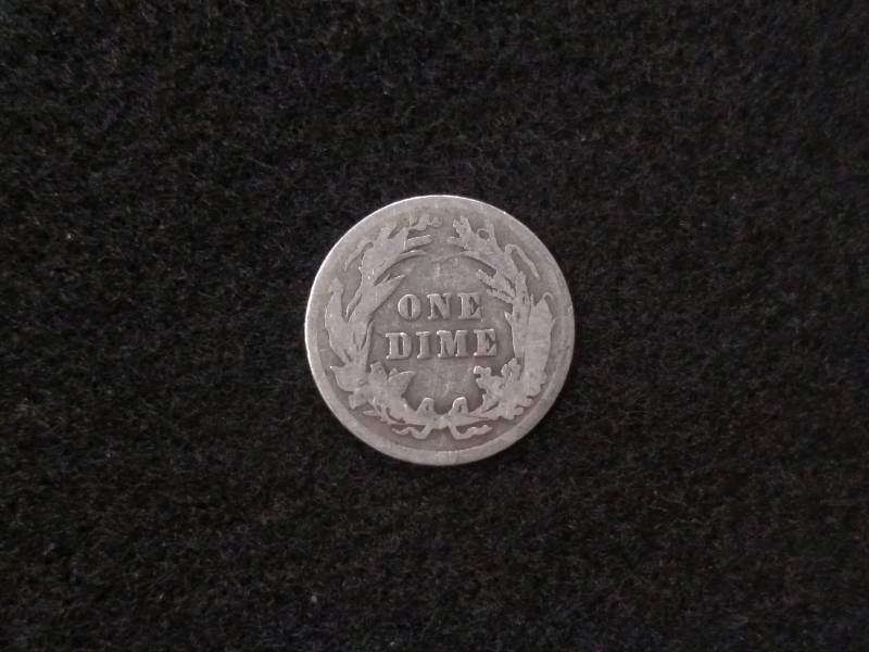lot 112 image: 1907 Barber Silver Dime...