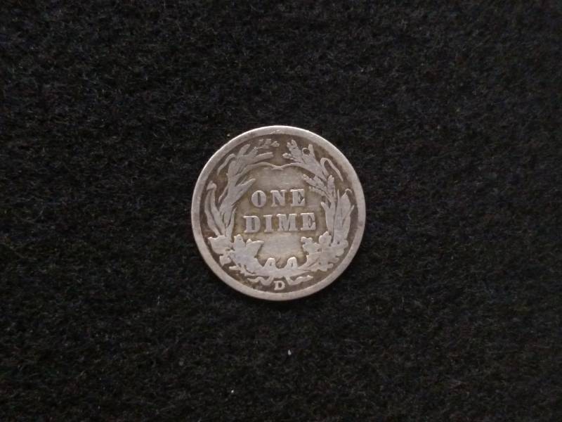 lot 113 image: 1911 D Barber Silver Dime...