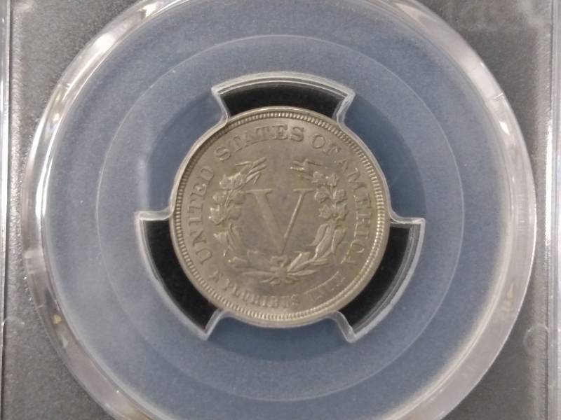 lot 117 image: 1883 No Cents PCGS AU58 Liberty V N...
