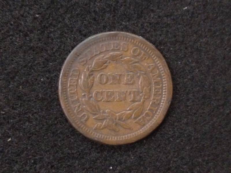 lot 120 image: 1853 Large Cent...