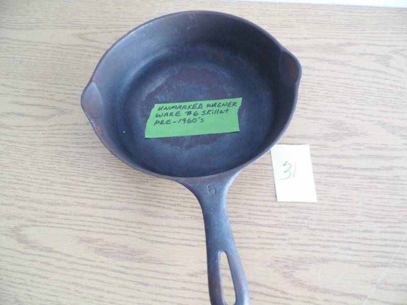 lot 31 image: Wagner Ware Skillet #6