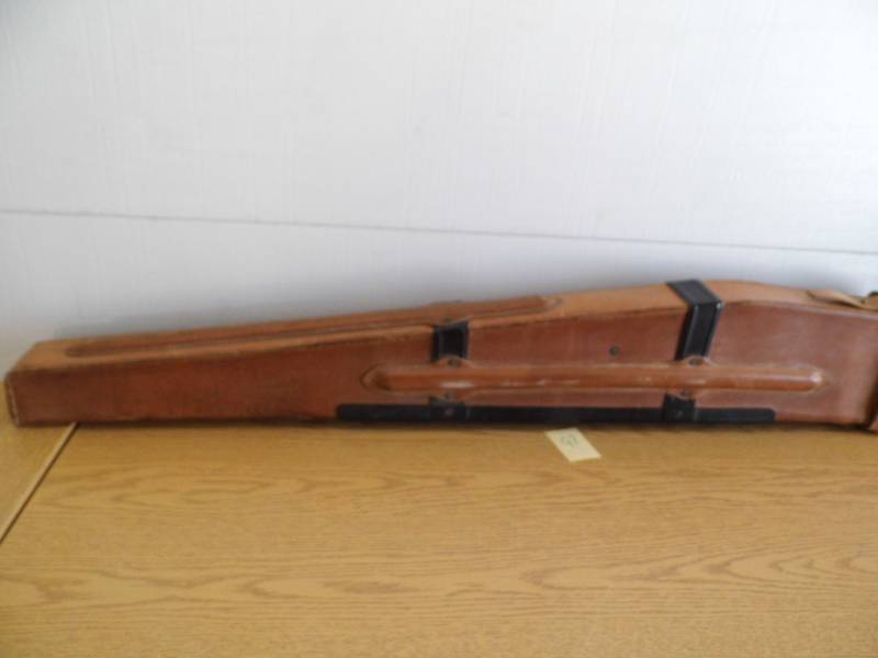 lot 97 image: Vintage Leather Gun Case