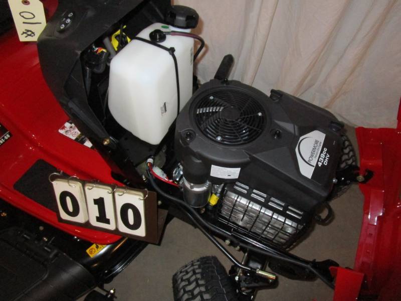 lot 10 image: Yard Machines 42 Riding Mower