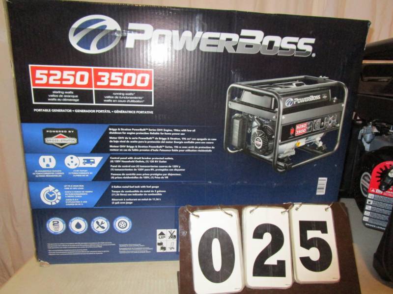 lot 25 image: Power Boss Generator