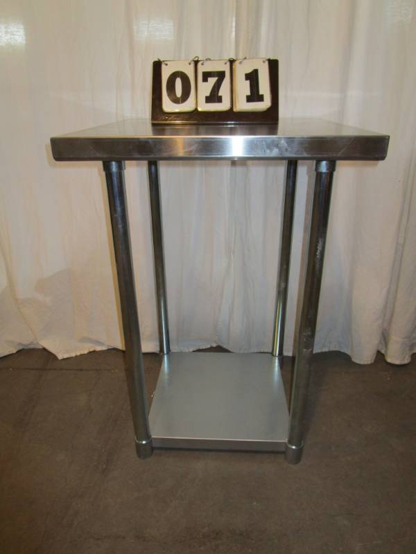 lot 71 image: Stainless Steel Prep Table