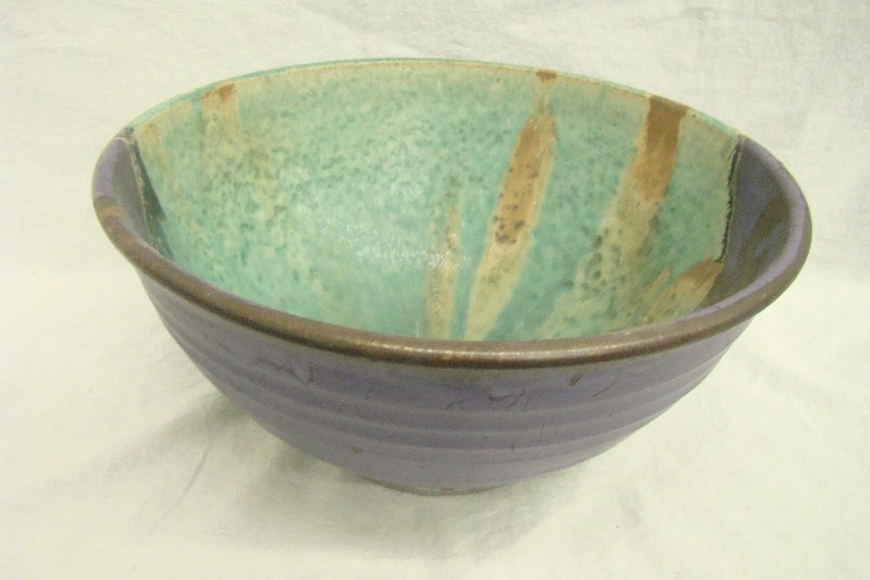 lot 17 image: Custom Made Dock 6 Pottery Kerry Brooks Large Deep Bowl