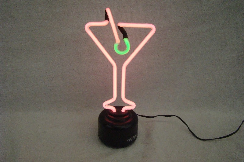 lot 51 image: Neon Martini Bar Light