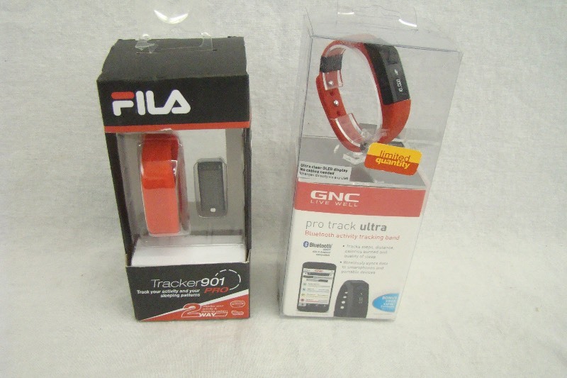 lot 72 image: Pair of FILA and GNC Fitness Tracker Watches