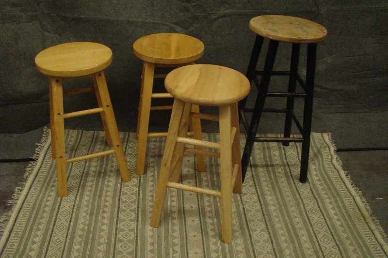 lot 129 image: Lot of Stools