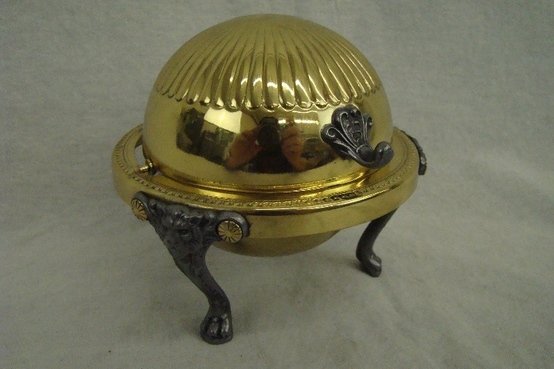 lot 172 image: Vintage F.B. Rogers Silver Co. Footed Doom Butter Sugar Dish