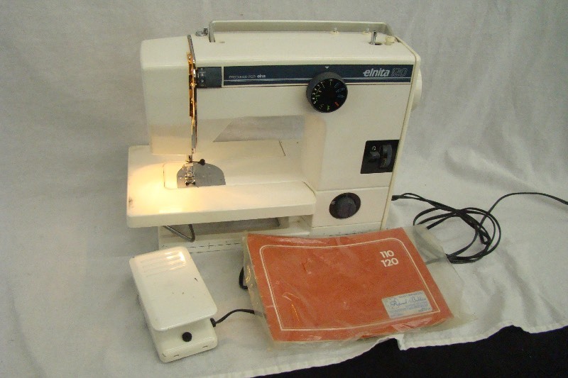 lot 184 image: Elnita 120 Sewing Machine