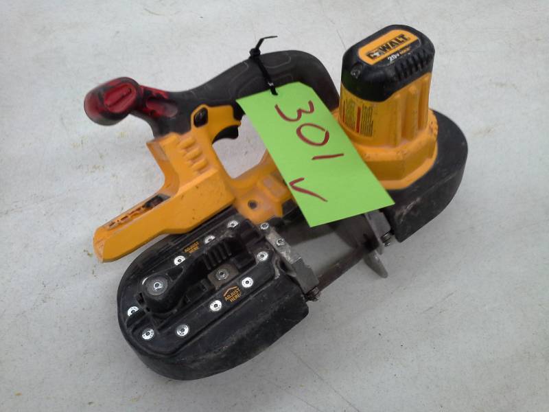 lot 301 image: DeWalt DCS371 Cordless Bandsaw
