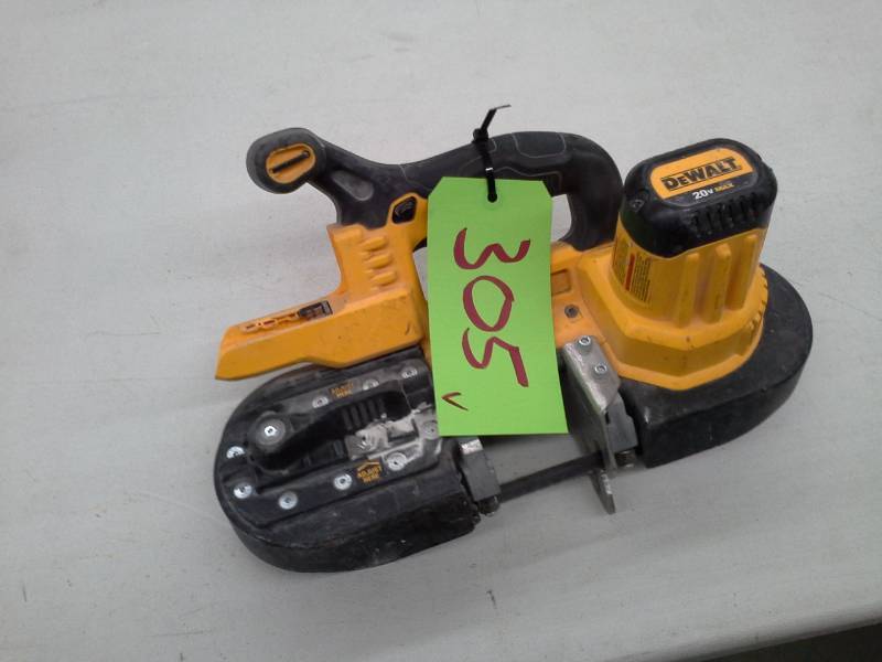 lot 305 image: DeWalt DCS371 Cordless Bandsaw