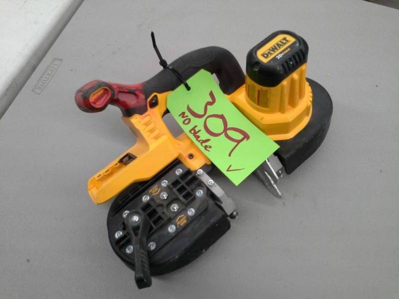 lot 309 image: DeWalt DCS371 Cordless Bandsaw