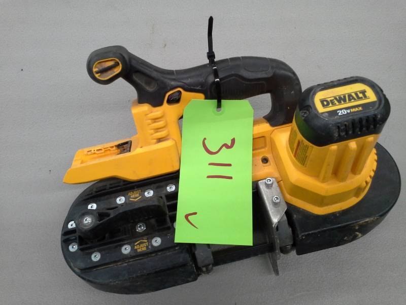 lot 311 image: DeWalt DCS371 Cordless Bandsaw