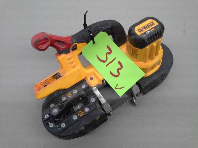 lot 313 image: DeWalt DCS371 Cordless Bandsaw
