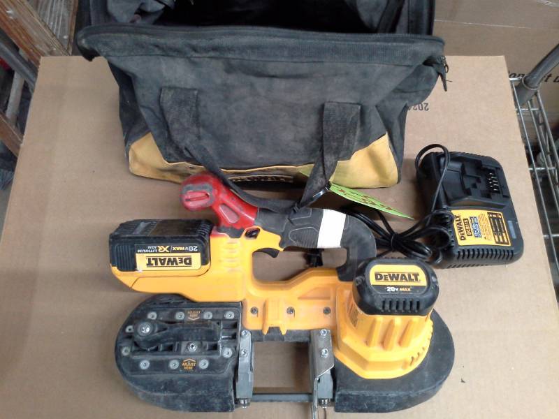 lot 322 image: DeWalt DCS371 Cordless Bandsaw with Tote