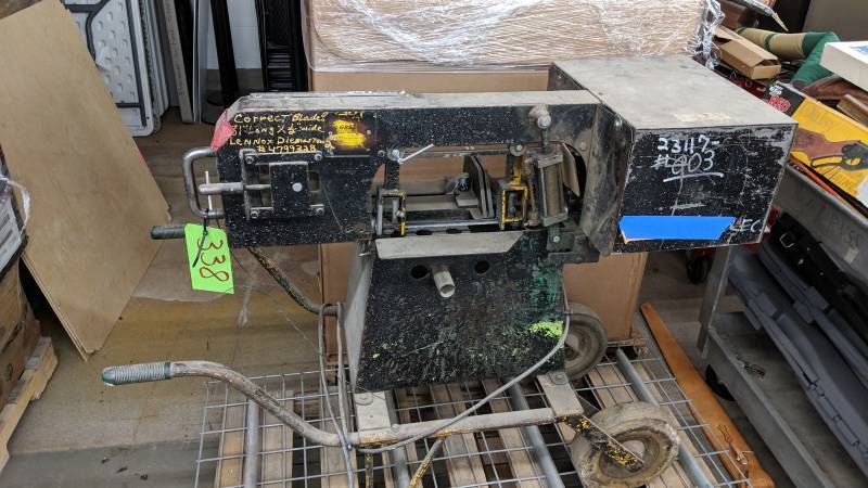 lot 338 image: Greenelee 346 4-Way Bandsaw