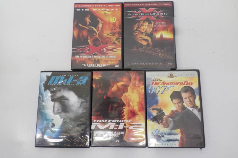 lot 68 image: 5 Action DVDS