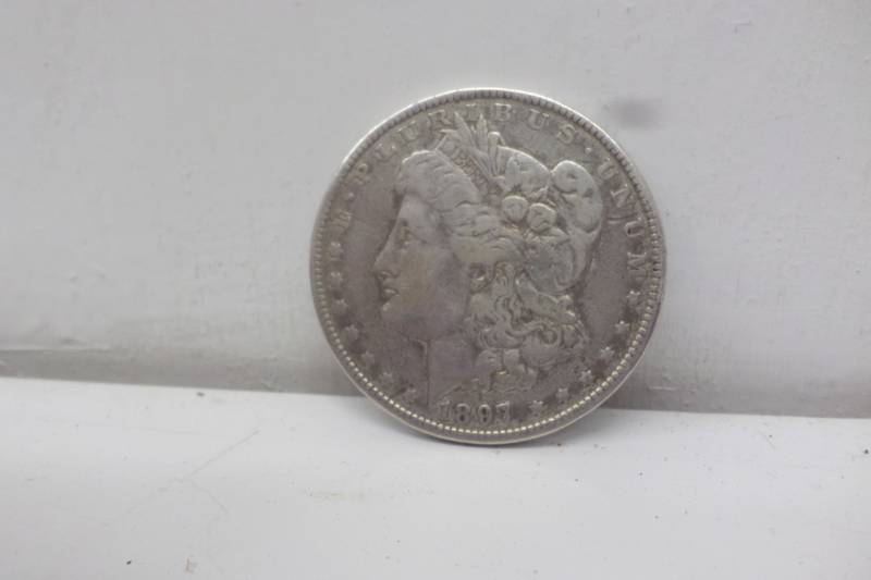 lot 78 image: Silver Morgan Dollar 1897 O