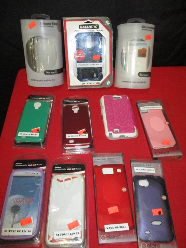 lot 59 image: Varity of phone cases and accessories