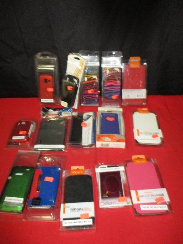 lot 60 image: Varity of phone cases and accessories