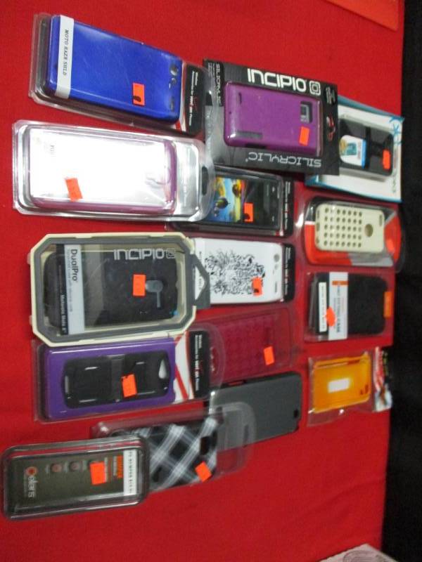 lot 64 image: Varity of phone cases and accessories