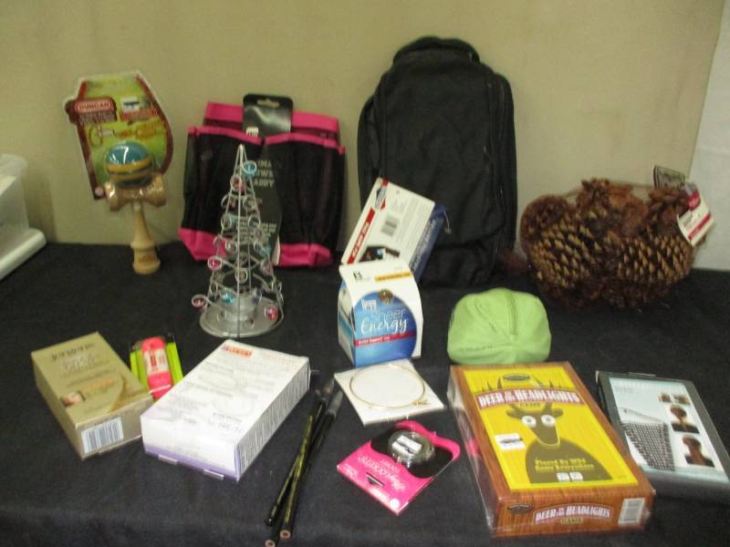 lot 95 image: Kendama, games and misc
