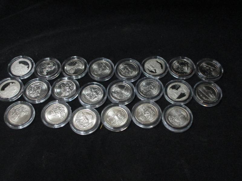 lot 99 image: Uncirculated State Quarters