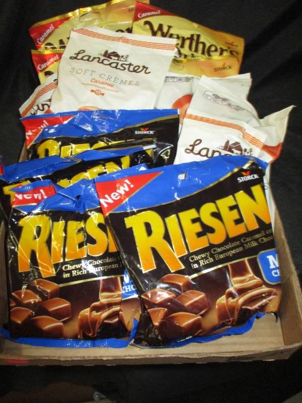 lot 171 image: Werther, Lancaster and Riesen Bags of candies full