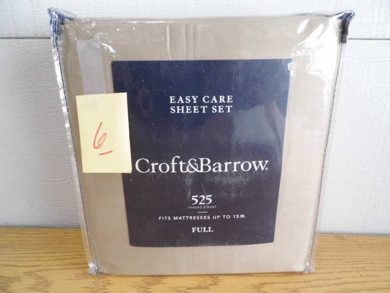 lot 6 image: New Croft & Barrow Sheet Set