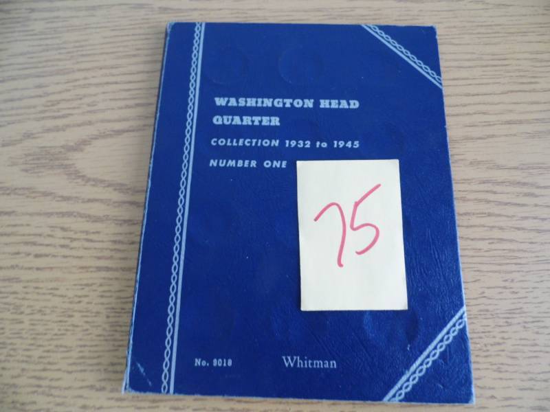 lot 75 image: Book of Washington Quarters